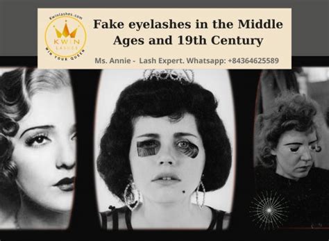 who invented false eyelashes 1882.